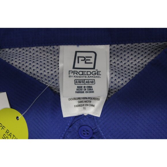 Pro Edge NCAA Virginia State Trojans button down short sleeve performance shirt - Picture 8 of 9